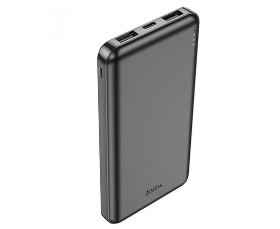 Повербанк HOCO High-ranking J100 10000 mAh Black (6931474783561), Цвет : Чёрный