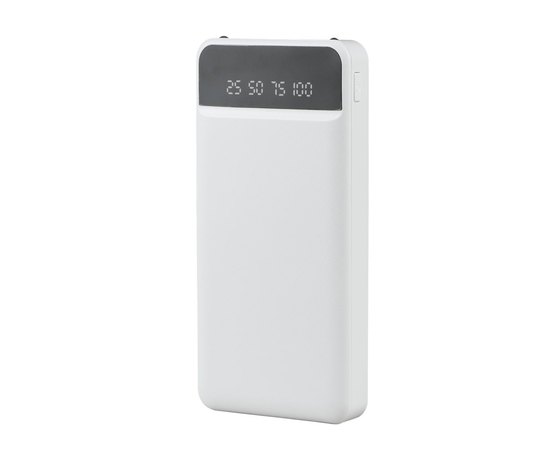 Повербанк XO PR162 with emergency lighting 10000 mAh White (6920680829842)