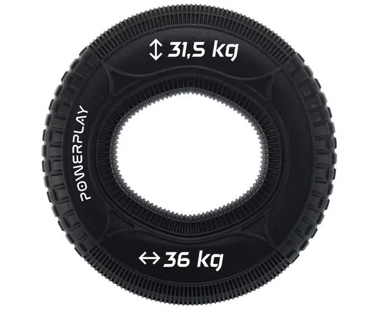 Эспандер кистевой Power System PP-4330 Hand Grip Loops Hard 31.5-36 кг Черный (PP_4330_Black_(31.5-36kg)), Нагрузка: 31.5 - 36 кг, Цвет: Чёрный