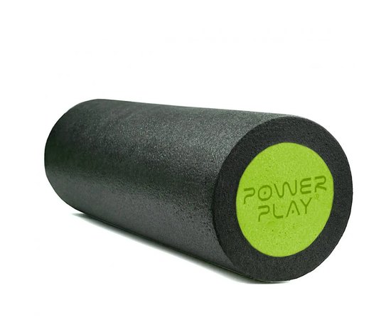 Массажный роллер PowerPlay 4021 Fitness Roller Черно-зеленый 45x15см (PP_4021_BL/Green_(45*15))