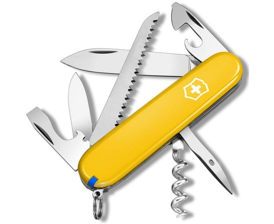 Багатофункціональний ніж Victorinox Camper жовтий 1.3613.8, Колір: Yellow