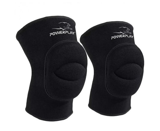 Наколенники PowerPlay PP-8000 Elastic Knee Support (пара) черные L (PP-8000_Black_L), Размер: L