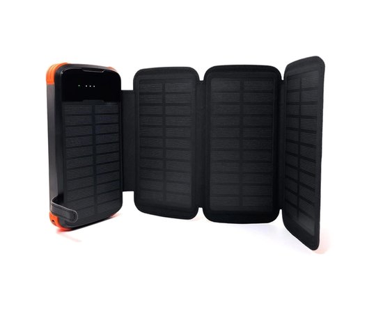 Повербанк Mibrand Extreme Solar Folding 2 Lights 20000 mAh Black (MI20K/S&F2)