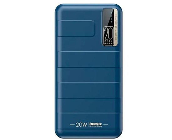 Повербанк Remax RPP-316 Noah 20000 mAh 20W + 22.5W PD+QC Blue (RPP-316 Blue), Колір: Блакитний