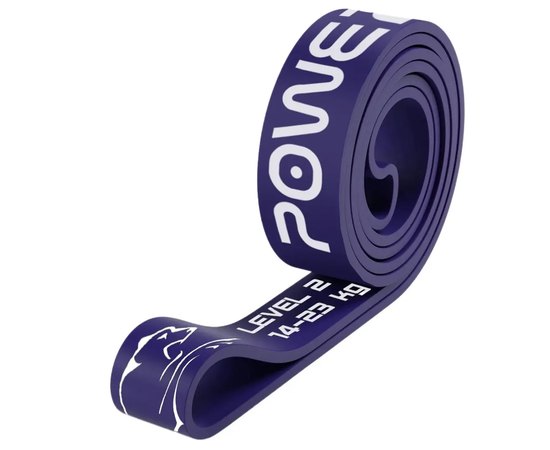 Резинка для фитнеса и кроссфита PowerPlay 4115 Power Band Light Фиолетовая 14-23 кг (PP_4115_Purple_(14-23kg)), Нагрузка: 14-23 кг, Цвет: Фиолетовый