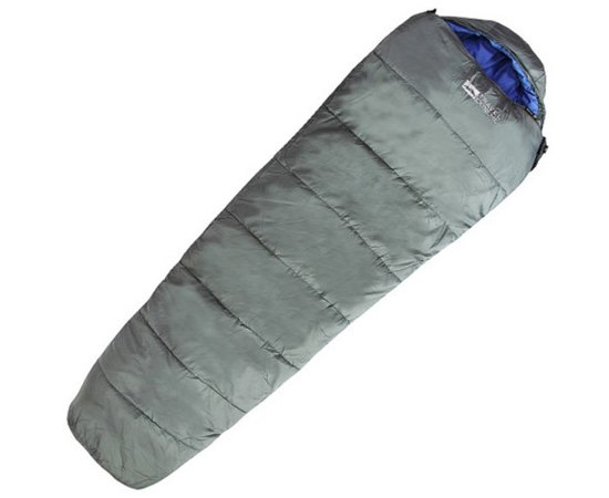 Cпальный мешок Travel Extreme Worm Grey/Blue Left Zip (25993), Сторона застежки: Левая