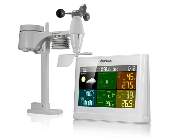 Метеостанція Bresser 5-in-1 Comfort Weather Center White (7002550GYE000) 930584