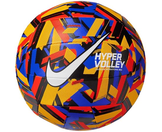 М'яч волейбольний Nike Hypervolley 18P Graphic Hyper Royal/University Gold/Black/White size 5 (N.100.3453.993.05)