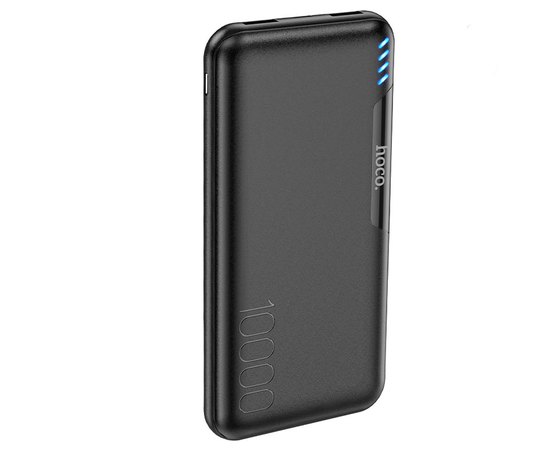 Повербанк HOCO J82 Easylink 10000 mAh Black (6931474750259), Колір: Чорний