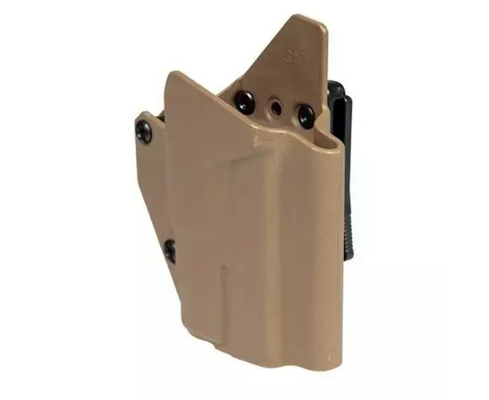 Кобура поясна FMA Composite Holster for G17 Replicas with Tactical Flashlight Dark Earth (30571)