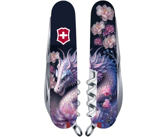 Многофункциональный нож Victorinox Climber Zodiac Волшебный дракон 1.3703.3_Z3280p, Принт: Волшебный дракон