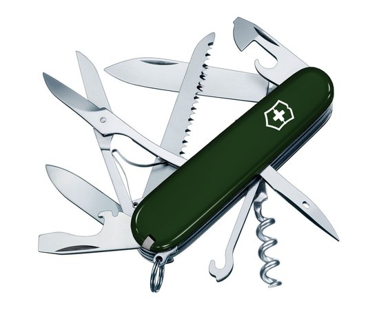 Многофункциональный нож Victorinox Huntsman зеленый 1.3713.4