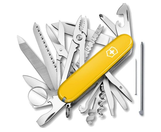 Многофункциональный нож Victorinox SwissChamp желтый 1.6795.8, Цвет : Yellow