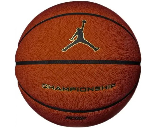 Мяч баскетбольный Nike Jordan ChampionShip 8P Deflated Amber/Bk/Metallic Gold/Bk size 7 (J.100.9917.891.07)