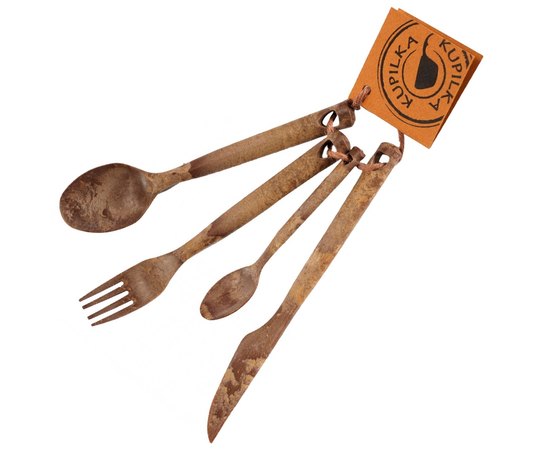 Набір столових приборів Kupilka CUTLERY SET org 0025O, Колір: коричневий