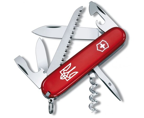 Ніж Victorinox Camper Ukraine 1.3613_T0010u, Колір: Red