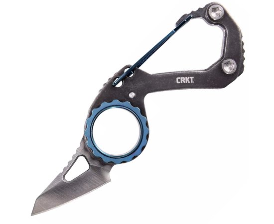 Маленький складаний ніж CRKT Compano Carabiner Sheepsfoot 9083