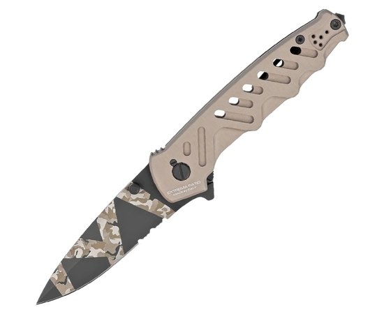 Нож тактический Extrema Ratio Caimano Nero N.A. Ranger XXV Anniversarium Limited Edition (04.1000.0166/BW/TM), Цвет : Tan, Покрытие клинка: Geotech Camo