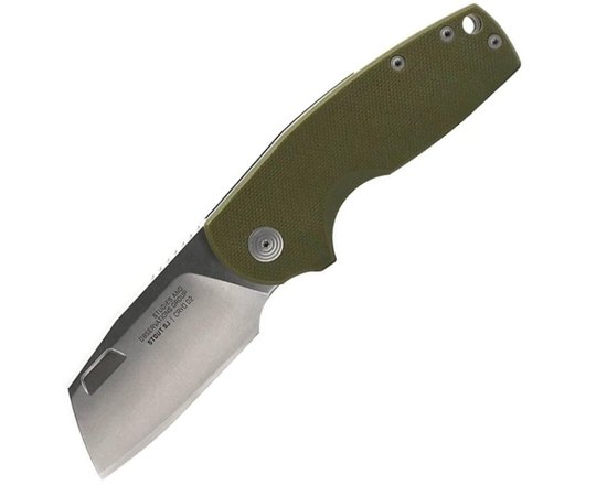 Нож туристический SOG Stout SJ, OD Green, Cleaver, Stonewash (SOG 16-03-06-57), Цвет : Green