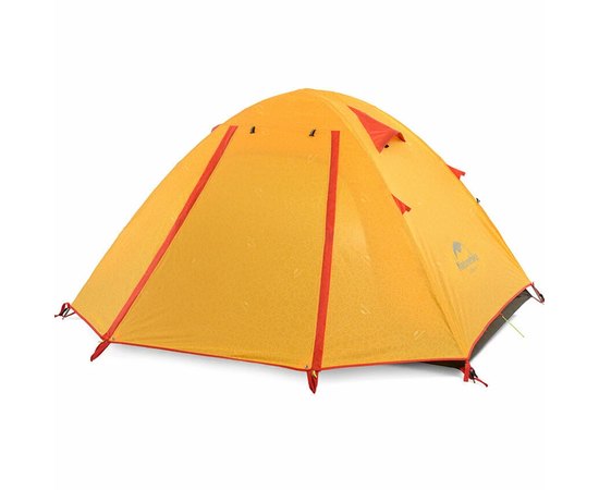 Намет Naturehike P-Series NH18Z033-P 210T/65D, тримісна, помаранчева (6975641887393), Колір: Orange