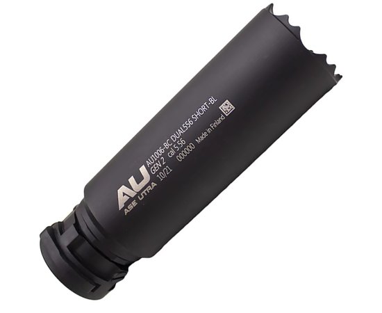 Саундмодератор Ase Utra DUAL556-S-BL GEN2 Short Black (AU1006-BC), Колір: Чорний