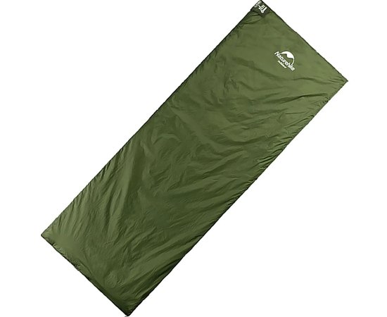 Спальный мешок Naturehike LW180 NH21MSD04 сверхлегкий, правый, (15°C), p-p XL, темно-зеленый (6927595786956-R), Сторона застежки: Правая, Размер: XL, Цвет : Зелёный