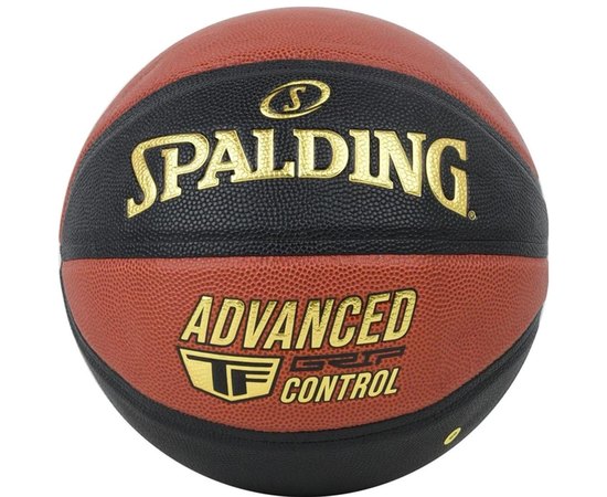 Мяч баскетбольный Spalding Advanced Grip Control черный/оранжевый size 7 (76872Z)