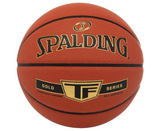 Мяч баскетбольный Spalding Gold TF оранжевый size 7 (76857Z)