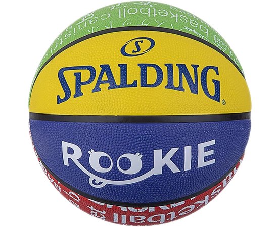 М'яч баскетбольний Spalding Rookie GEAR мультиколор size 5 (84368Z), Колір: Різнокольоровий