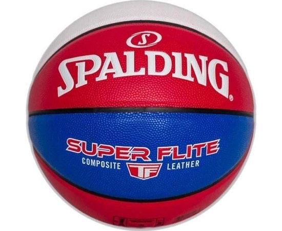 М'яч баскетбольний Spalding Super Flitel червоний/білий/синій size 7 (76928Z)