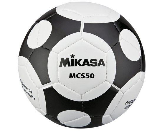 Мяч футбольный Mikasa MCS50-WBK