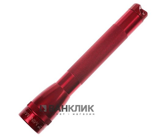 Фонарь Mini Maglite LED/2A2 (красный) в пласт. упаковке (SP22037Y)