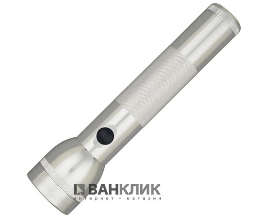 Фонарь Maglite 2D (серебристый) в картонной коробке (S2D105U)