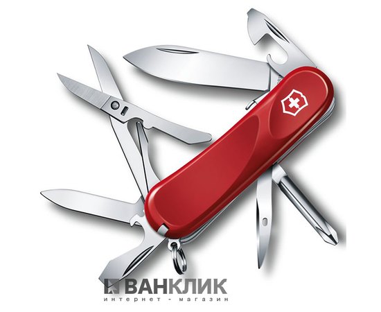 Нож Victorinox Delemont, Evolution S16, 85 мм, красный 2.4903.SE