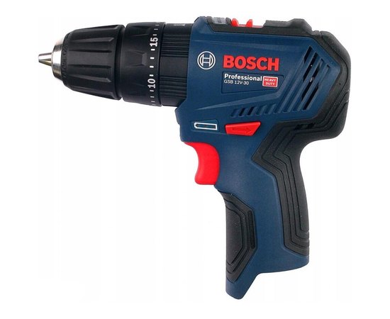 Аккумуляторный бесщеточный дрель-шуруповерт Bosch Professional GSR 12V-30 (каркас) (06019G9002)