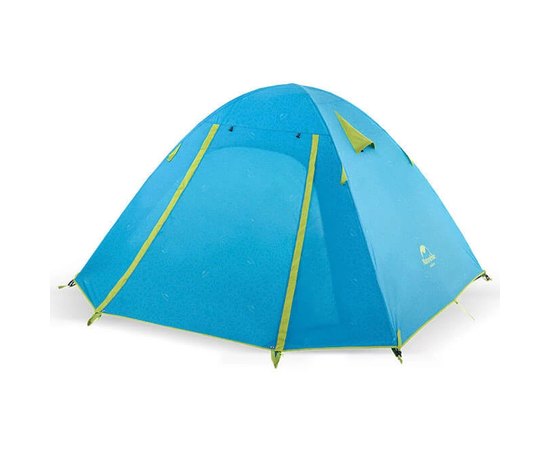 Намет Naturehike P-Series NH18Z022-P, 210T/65D, двомісна, блакитна (6975641887911), Колір: Blue