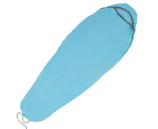 Вкладиш для спального мішка Sea to Summit Breeze Sleeping Bag Liner, Mummy w/ Drawcord - Compact, Blue Atoll (STS ASL031081-190202), Максимальний зріст користувача, см: 177 см