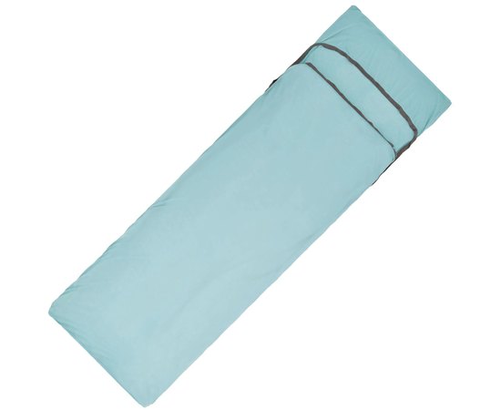 Вкладыш для спального мешка Sea to Summit Comfort Blend Sleeping Bag Liner Rectangular w/ Pillow Sleeve Aqua Sea Blue (STS ASL032071-250201)