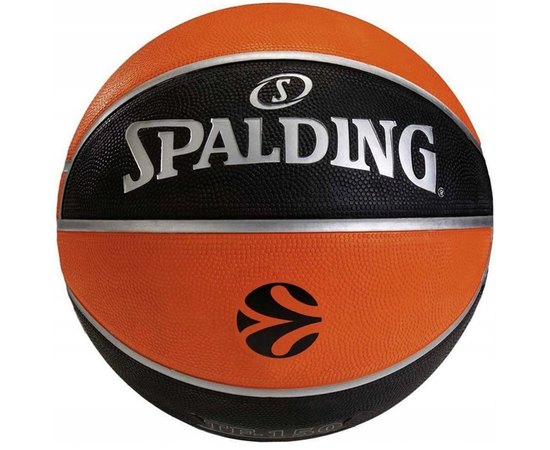 М'яч баскетбольний Spalding Euroleague TF-150 помаранчевий/чорний size 6 (84507Z), Розмір: 6