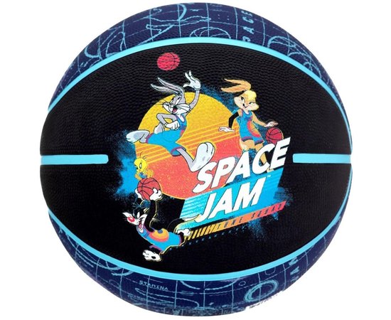 Мяч баскетбольный Spalding Space Jam Tune Court мультиколор size 7 (84560Z)