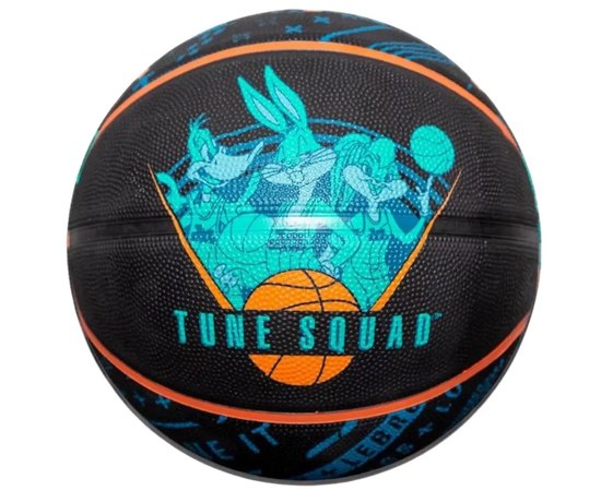 М'яч баскетбольний Spalding Space Jam Tune Squad Roster синій/чорний/мультиколор size 7 (84540Z)