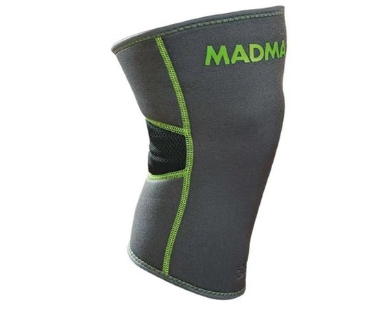 Наколінник MadMax MFA-294 Zahoprene Knee Support Dark Grey/Green S (MFA-294_S), Розмір: S