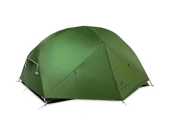 Палатка Naturehike Mongar NH17T007-M, 210T, сверхлегкая двухместная с футпринтом, темно-зеленый (6927595767658)