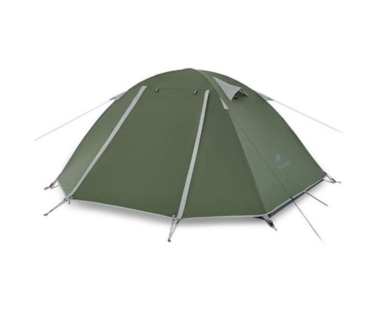 Палатка Naturehike P-Series CNK2300ZP028, трехместная, темно-оливковая (6976023920479), Цвет: Dark Olive