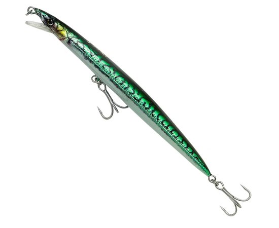 Воблер Savage Gear Sandeel Jerk Minnow SF 145mm 14.0g Green mackerel PHP (64002), Колір: Green mackerel PHP