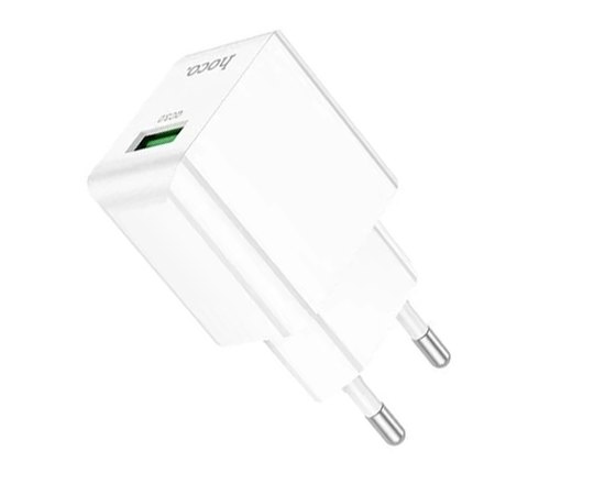 Зарядний пристрій Hoco Micro USB Cable Proton single port charger C98A 1USB. 18W/3A, QC White (000009071)