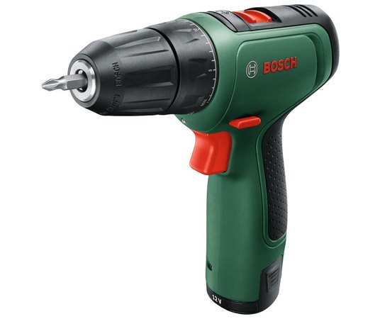 Аккумуляторный дрель-шуруповерт Bosch EasyDrill 1200 + набор бит и сверл (06039D3007)