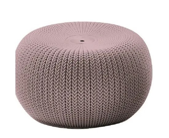 Кресло-пуф садовое пластиковое Keter Knit Seat лиловый (7290106932081), Цвет: Лиловый