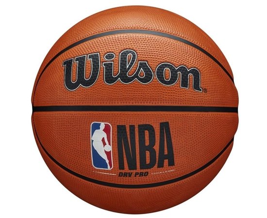 М'яч баскетбольний Wilson NBA DRV PRO BSKT size 7 (WTB9100XB07), Розмір: 7, Колір: Бурштиновий