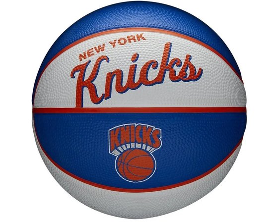 М'яч баскетбольний Wilson NBA Team Retro BSKT Mini NY Knicks size 3 (WTB3200XBNYK)